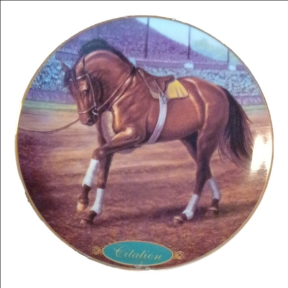 THE DANDURY MINT, CITATION BY SUSIE MORTON, CHAMPION THOROUGHBRED… - Picture 1 of 3
